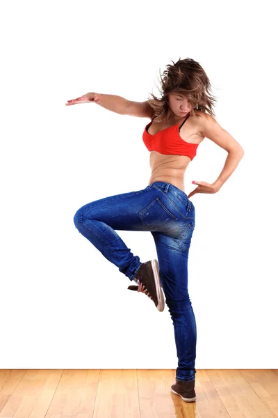 Kadın modern dans balo — Stok fotoğraf