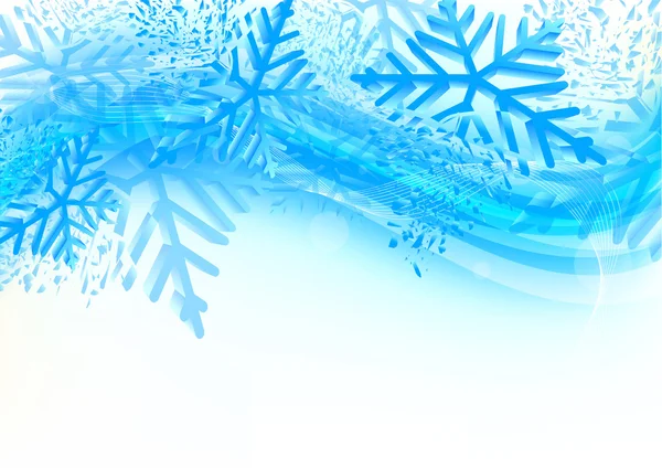 Фоновому режимі зі сніжинками — стоковий вектор