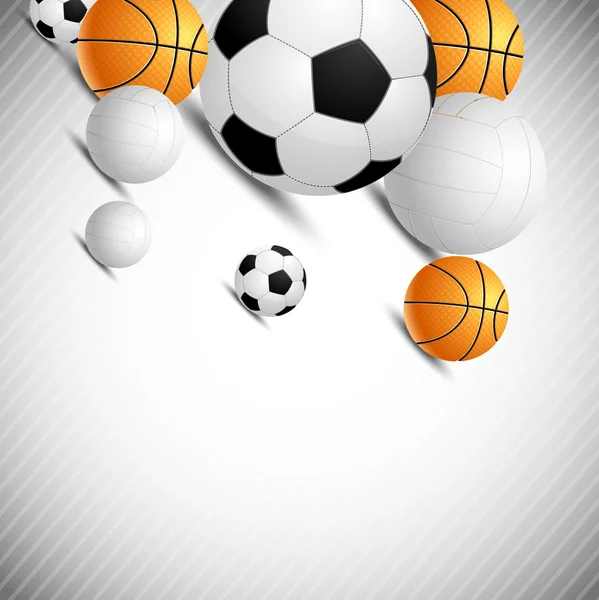 Background with ball — Stock Vector