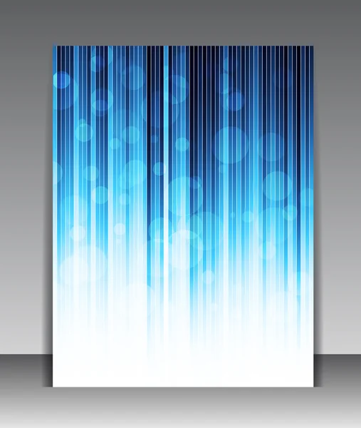 Abstract blue poster — Stockvector