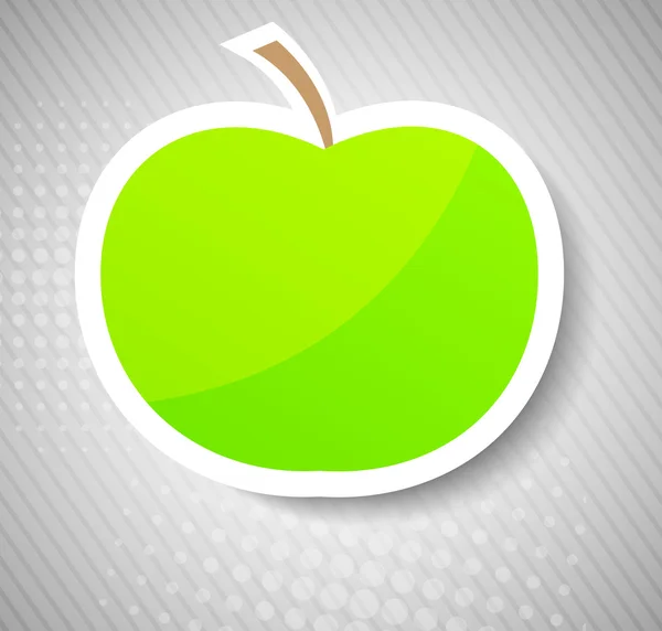 Concept avec pomme — Image vectorielle
