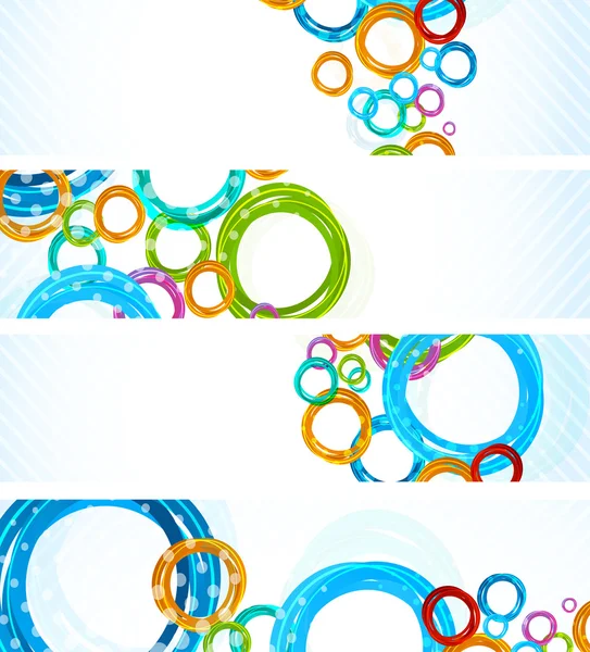 Set of banners — Stock Vector