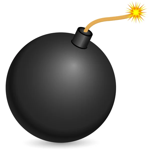 Чорний бомба — стоковий вектор
