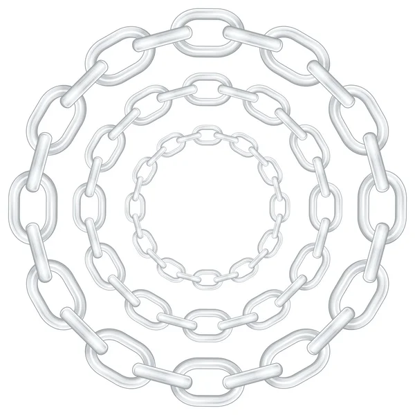 Circle chain — Stock Vector
