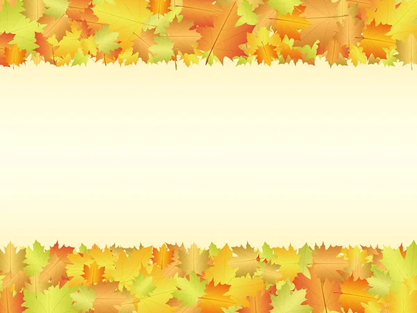 Autumn board background — Stock Vector