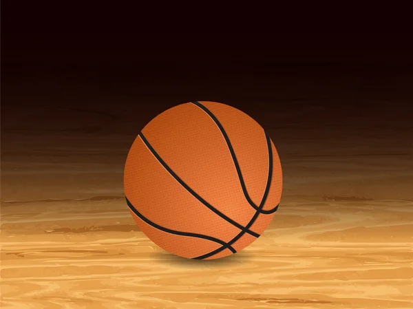 Basketbal Hof achtergrond — Stockvector