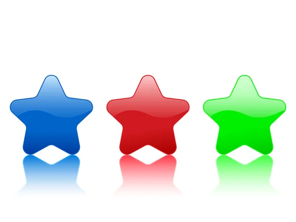 Icona della stella a colori 2 — Vettoriale Stock