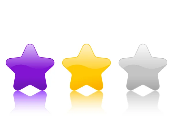 Color star icon 2 — Stock Vector