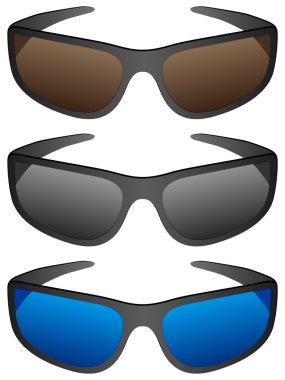 Sport sunglasses clipart