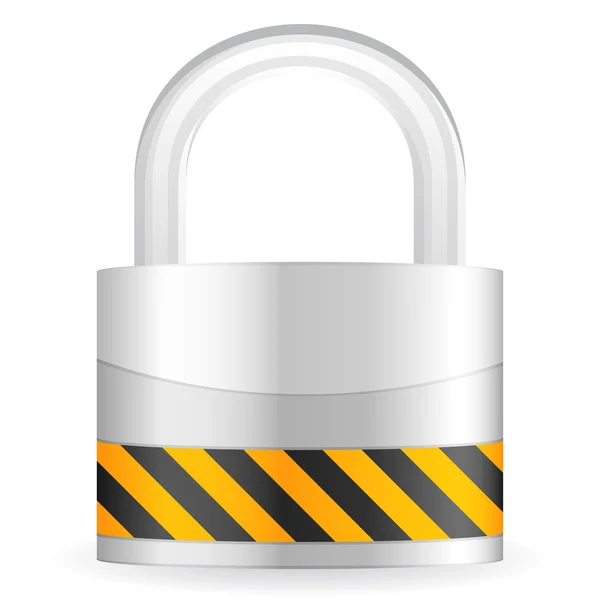 Security padlock — Stock Vector