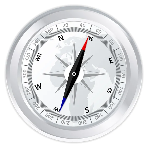Металеві компас — стоковий вектор