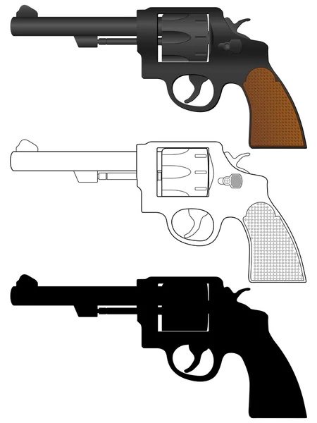 Revolver — Image vectorielle