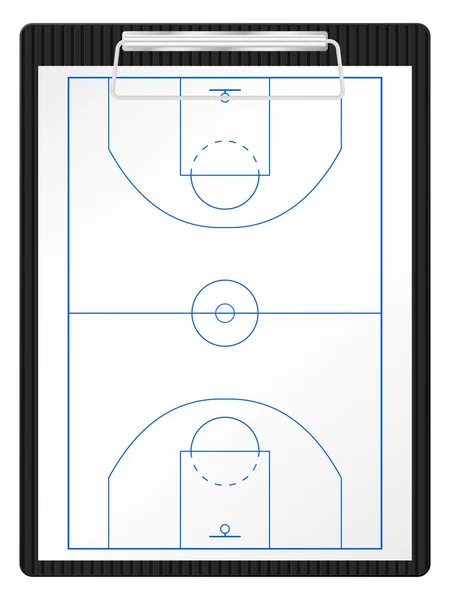 Basketbalové schránka — Stockový vektor