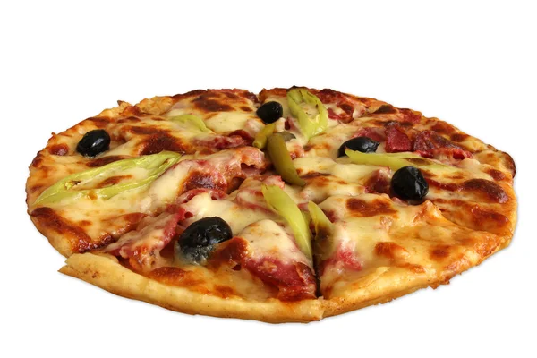 Isolierte Pizza 2 — Stockfoto