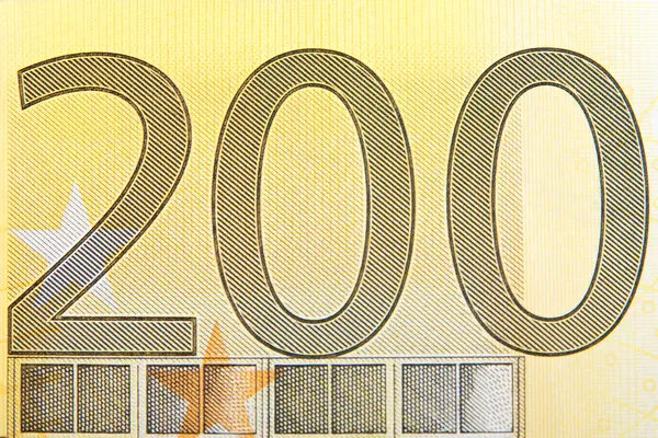 Μακροεντολή διακόσια ευρώ — Φωτογραφία Αρχείου