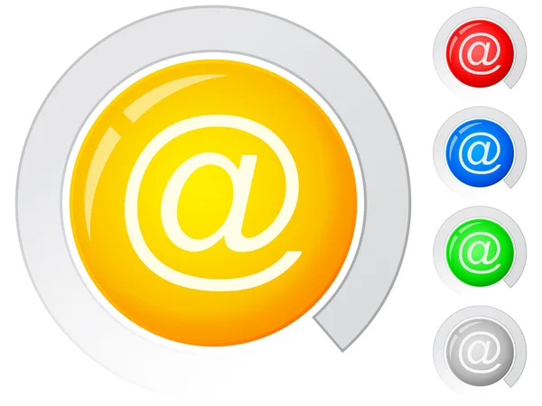 Düğmeleri e-posta — Stok Vektör