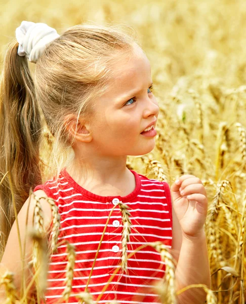 麦畑を子供します。. — ストック写真
