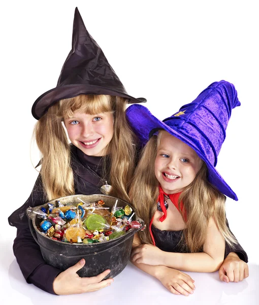Witch with trick or treat. — Stock Photo, Image