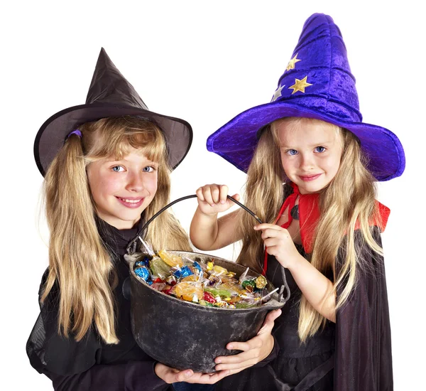 Čarodějnice s Halloweenu. — Stock fotografie