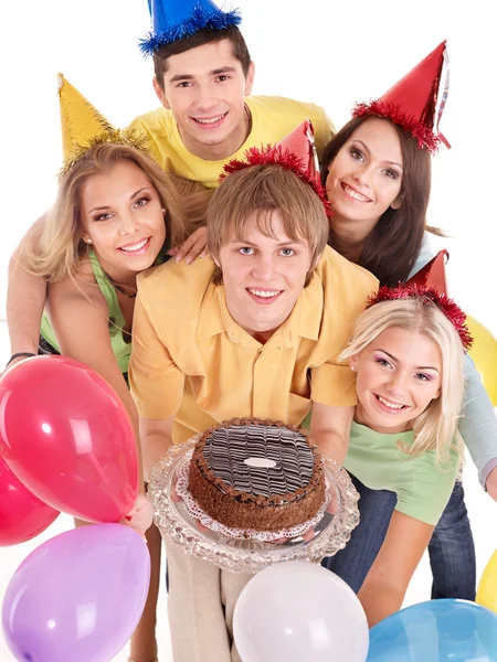 Grup holding kek. — Stok fotoğraf
