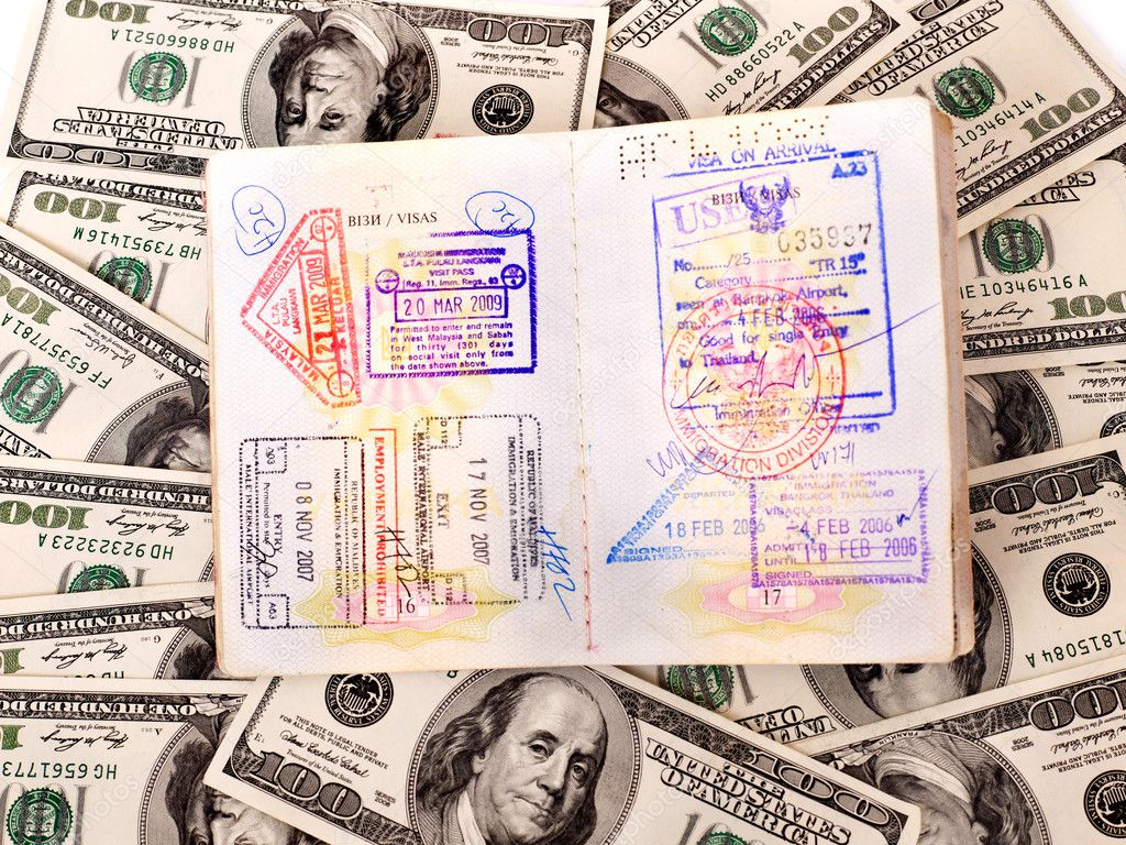 Money and passport.