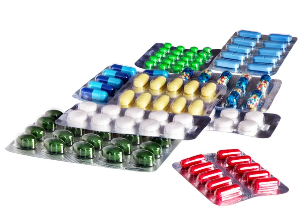 Blister pack of pills. — Stock Photo, Image