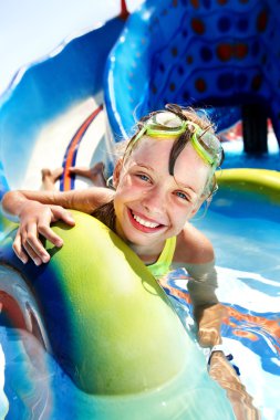 su kaydırağı aquapark, çocuk.