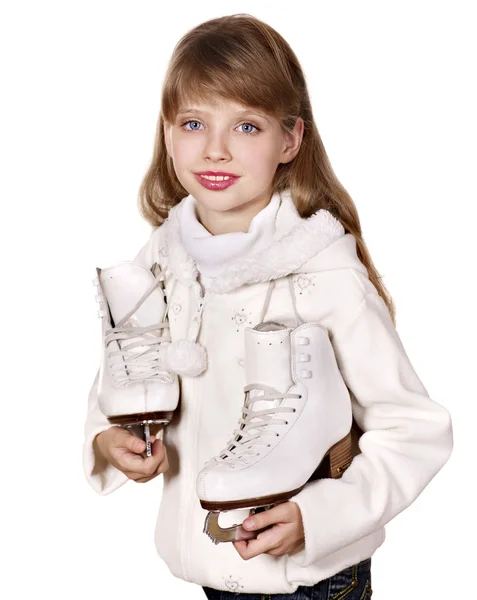 Chica joven patinaje artístico . —  Fotos de Stock
