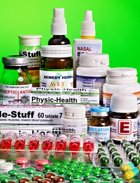 Tabletta buborékfóliában. orvosság. — Stock Fotó