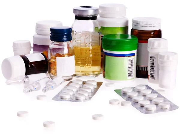 Tabletta buborékfóliában. orvosság. — Stock Fotó