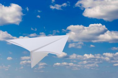 Paper plane clipart