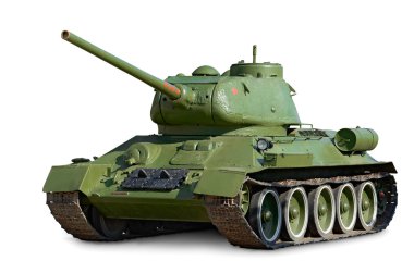 Soviet tank T-34 clipart