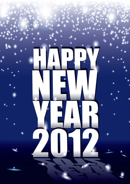 Ano Novo 2012 faísca — Vetor de Stock