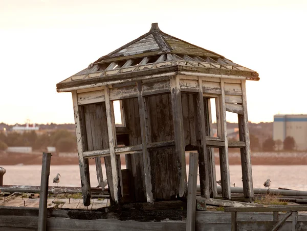 Alte verlassene Hütte von Mersey — Stockfoto