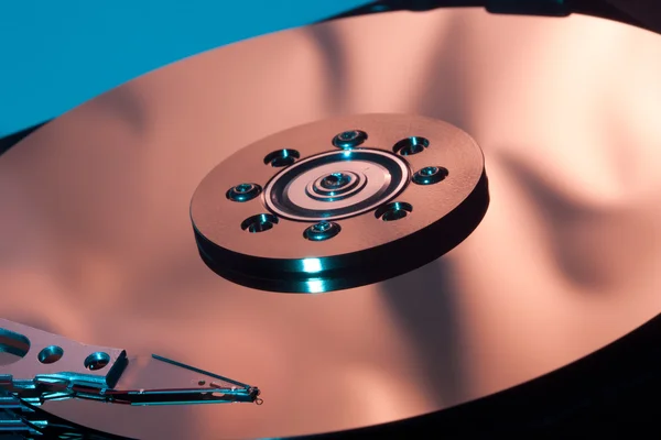 Interiorul hard disk-ului — Fotografie, imagine de stoc
