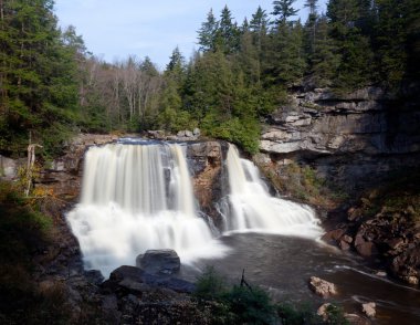 Blackwater Falls in Autumn clipart