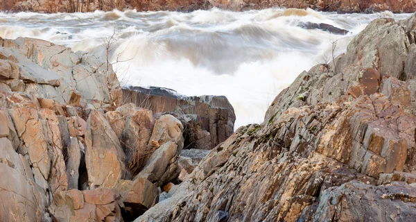 Große Wasserfälle Washington in der Dämmerung — Stockfoto