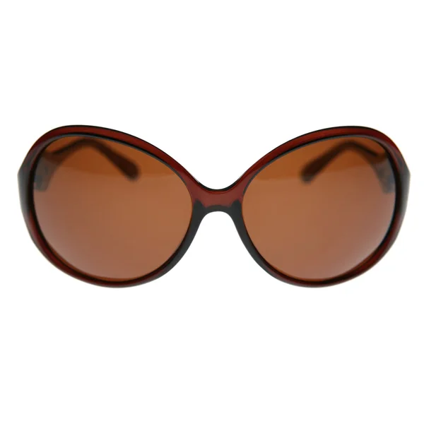 stock image Brown sunglasses isolated on the white background.