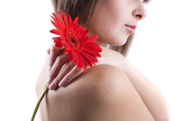 stock image Beautiful brunette girl