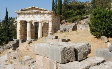 Delphi oracle Greece clipart
