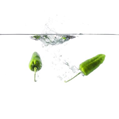 Peppers in water clipart
