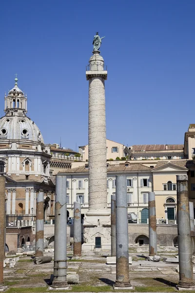 Starożytny rynek Trajana w Rzymie — Zdjęcie stockowe