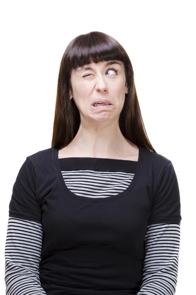 Woman expressions — Stock Photo, Image