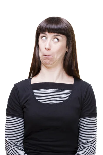 Woman expressions — Stock Photo, Image