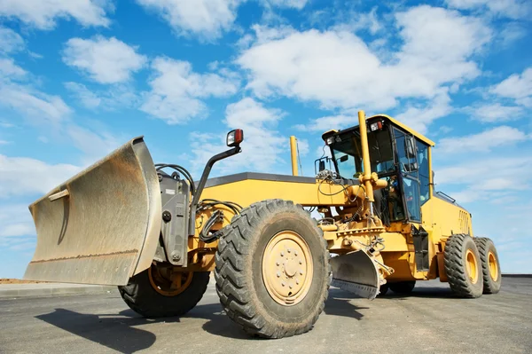 Road väghyvel bulldozer — Stockfoto