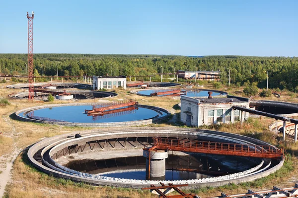 stock image Settler in water treatment plant