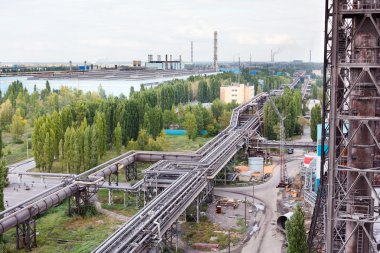 ve fabrika endüstriyel gaz ve petrol boru hatları