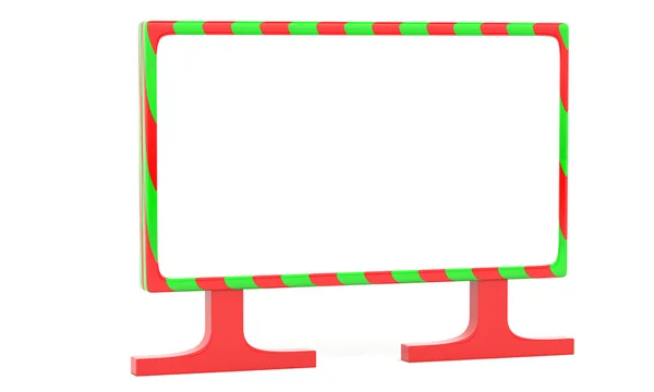Blank Christmas billboard — Stock Photo, Image