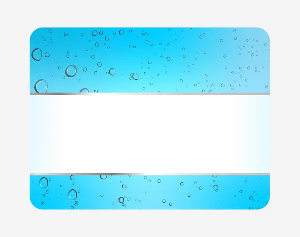 Water gift card — Stock Photo, Image