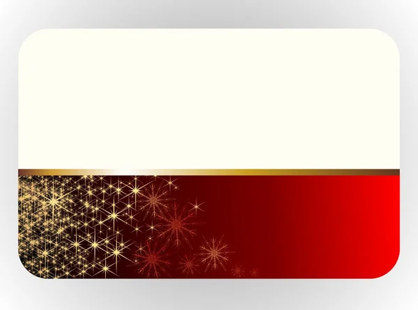 Christmas gift card — Stock Photo, Image